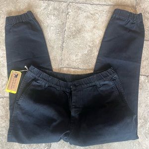 Mens Bearbottom joggers. Black. Size L
